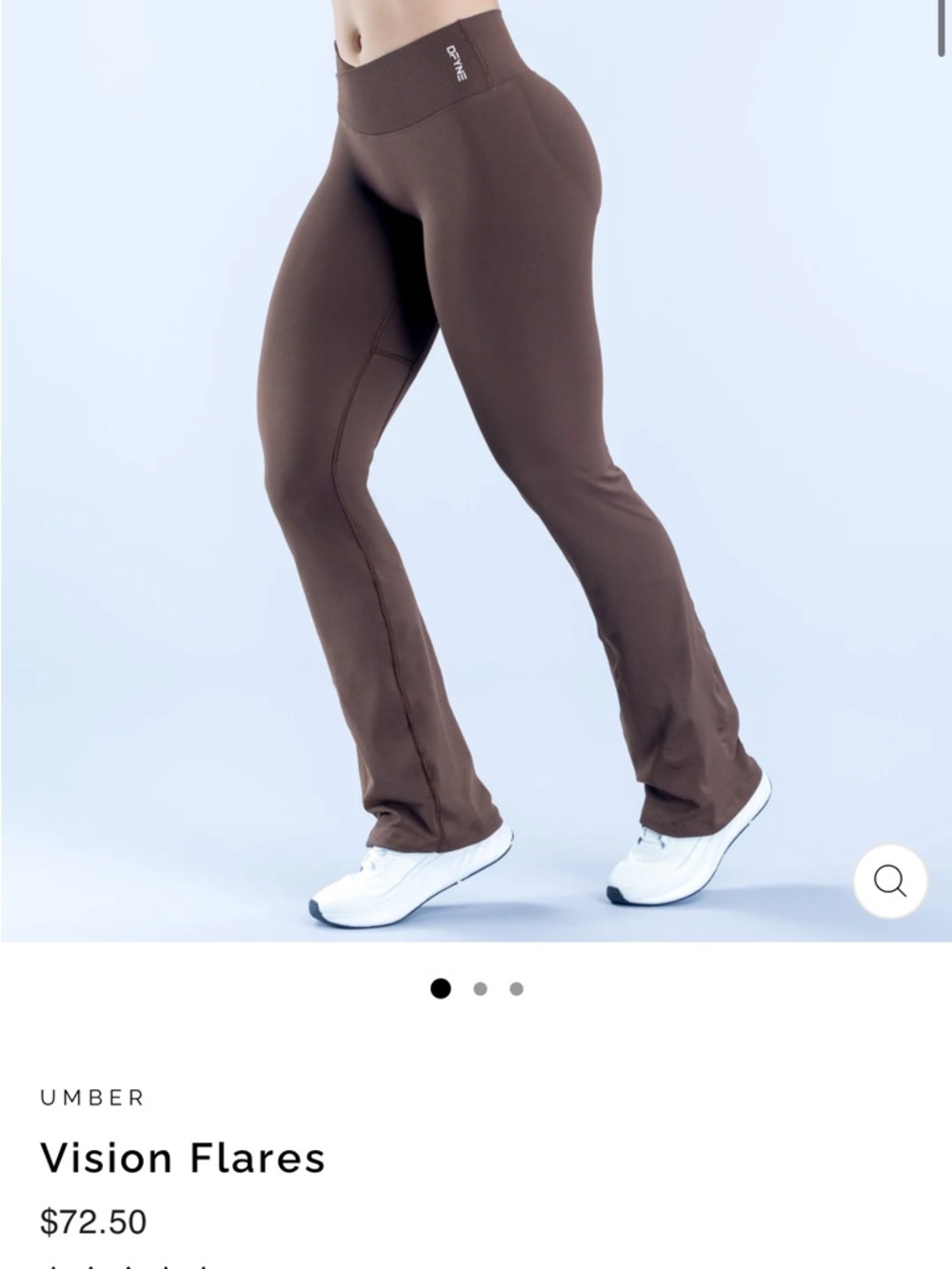 Vision Flares High-Rise Flare Pants in Umber